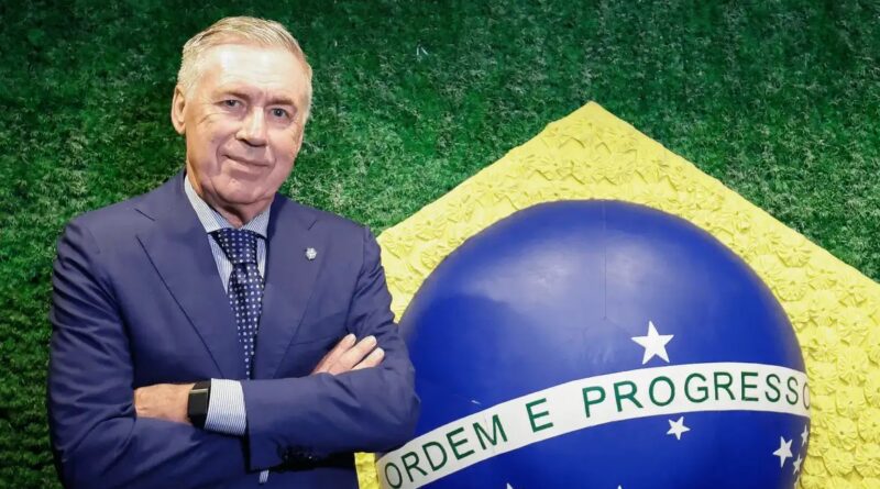 CBF anuncia ampliação de contrato com técnico Carlo Ancelotti