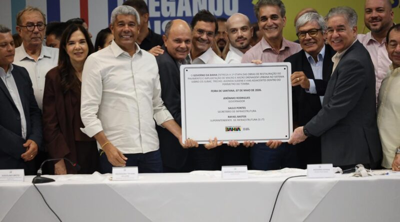 Governo do Estado entrega primeira etapa de obras no Centro Industrial de Subaé e anuncia novos investimentos em Feira de Santana