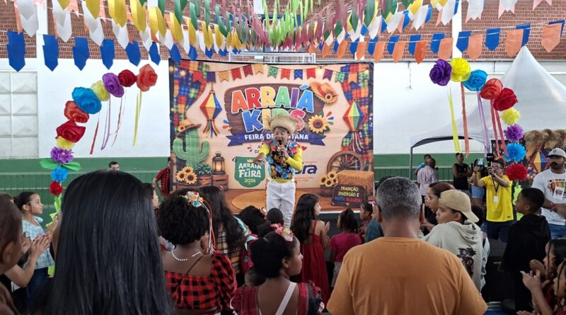 Música, cultura e animação marcam o primeiro Arraiá Kids em Feira de Santana