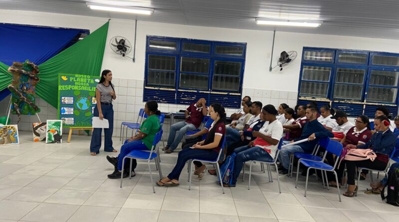 Projeto ambiental mobiliza estudantes e amplia conscientização sobre sustentabilidade, em Santa Cruz da Vitória