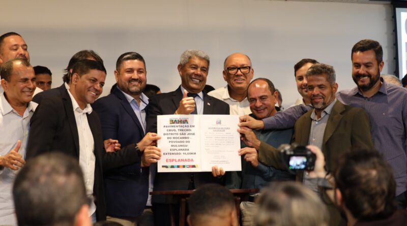 Com mais de R$135 milhões em investimentos, sete municípios baianos são contemplados com obras em infraestrutura e educação