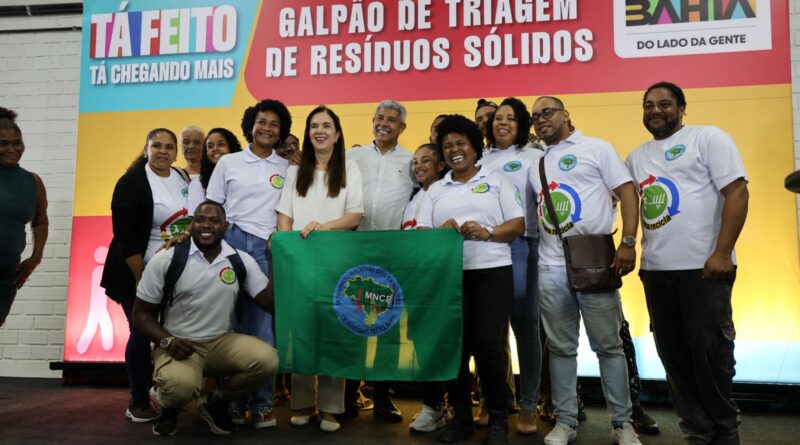 Unidade de triagem para cooperativas de reciclagem amplia inclusão produtiva e fortalece agenda ambiental na Bahia