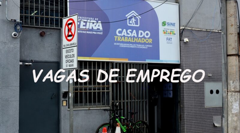 Casa do Trabalhador amplia oferta de empregos e reúne 401 vagas nesta sexta-feira