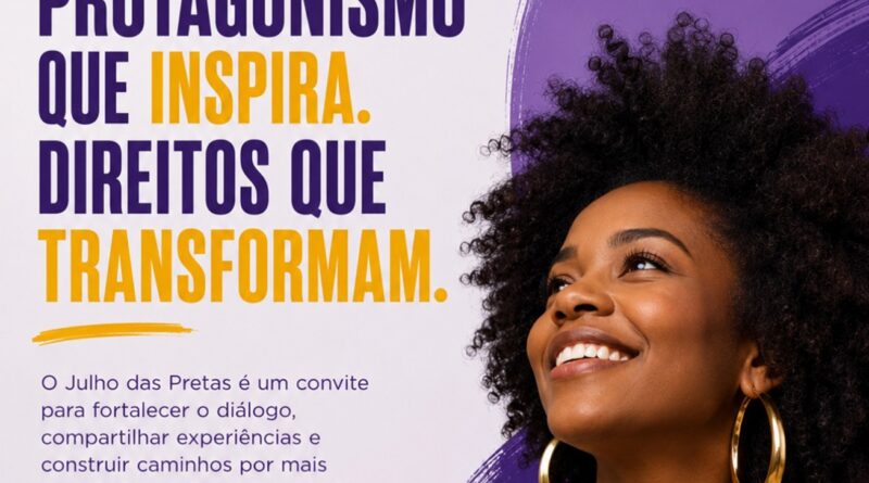 Secretaria da Mulher promove seminário em alusão ao Julho das Pretas com foco em protagonismo e direitos