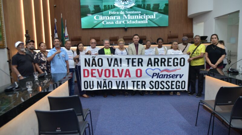 Audiência pública na câmara de vereadores de Feira de Santana discute cobertura e qualidade dos serviços do Planserv; sucateamento