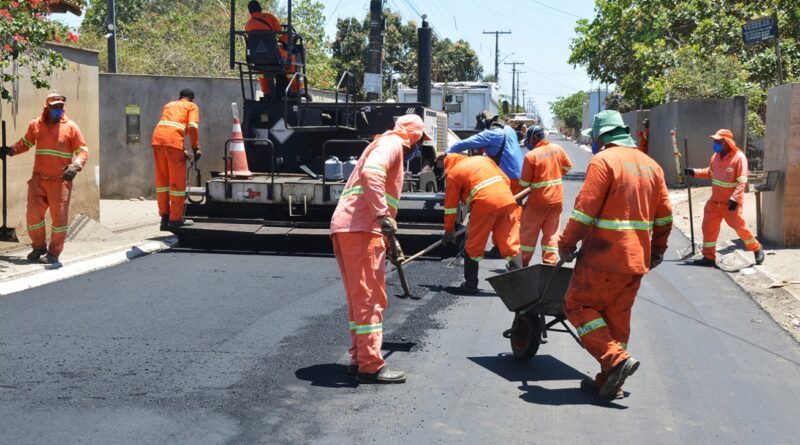 Obras de pavimentação na estrada de Carro Quebrado em Feira de Santana entram em nova fase