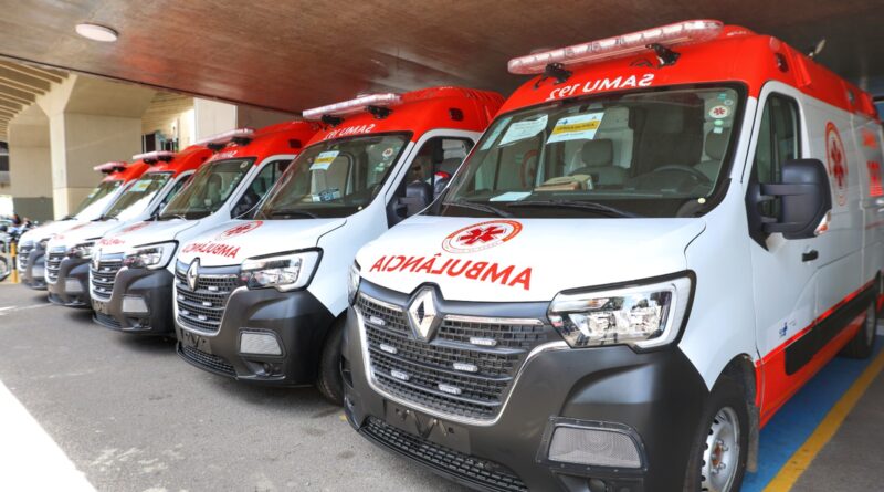 Bahia é contemplada com dez novas ambulâncias para reforçar serviço do SAMU e transporte de pacientes